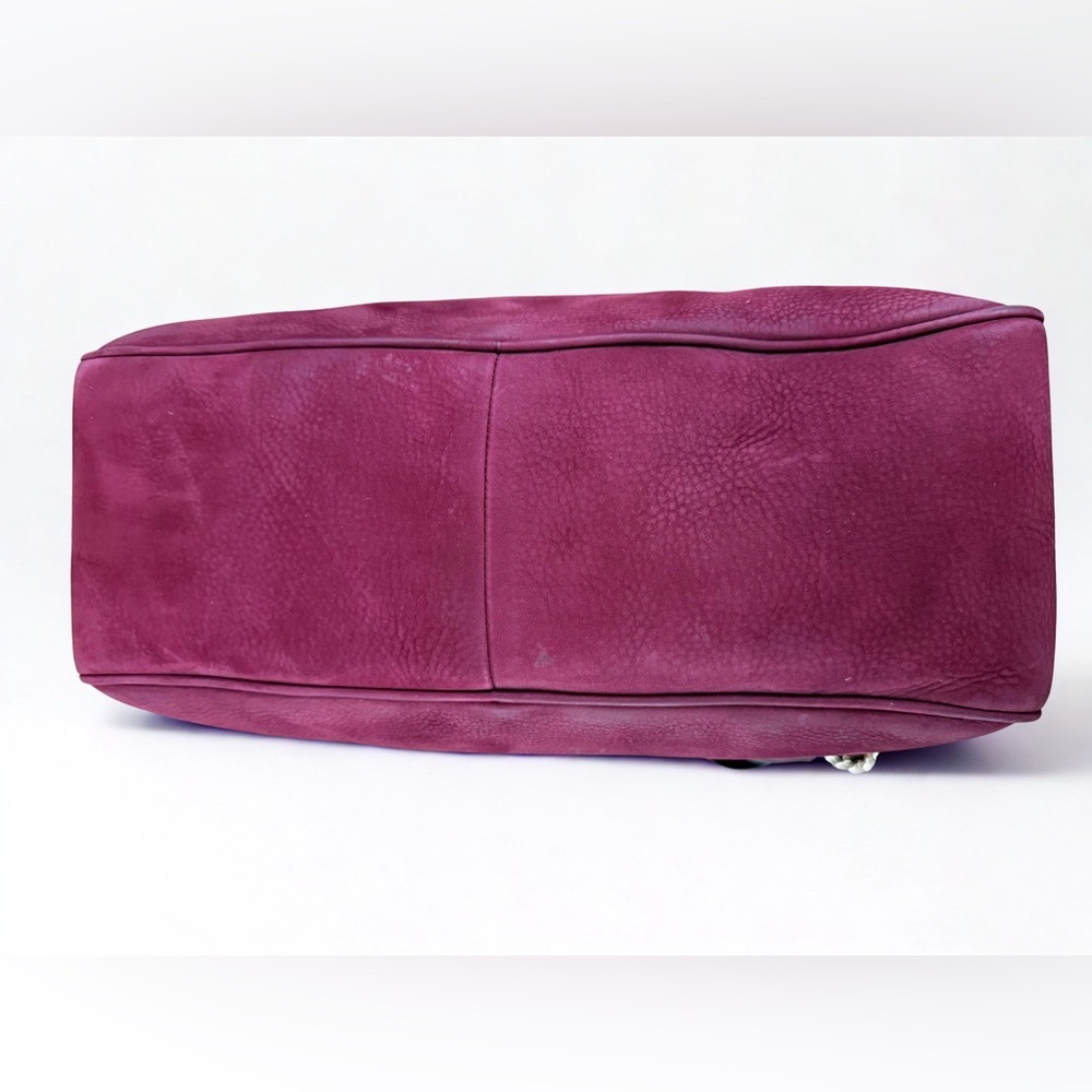 GUCCI Limited Edition Soho Chain Shoulder Bag - Burgundy Nubuck Suede -with COA - Picture 11 of 16